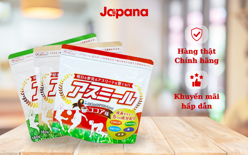 Sữa Asumiru Ichiban Boshi bổ sung canxi và hỗ trợ chiều cao