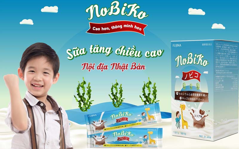 Sữa Nobiko cung cấp vitamin D và canxi cho sự phát triển xương