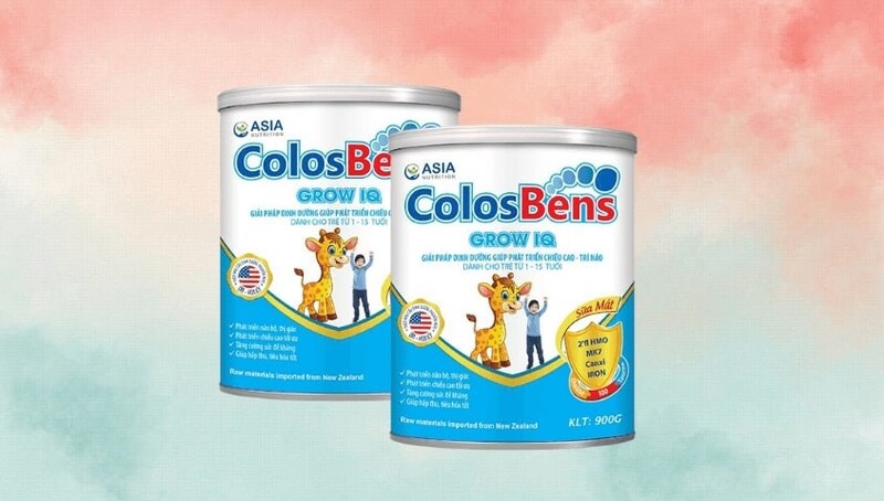 Sữa Colosbens Grow IQ giúp phát triển trí não và xương