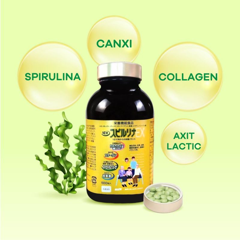 Tảo vàng cao cấp Spirulina EX