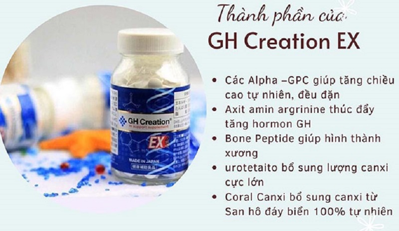 Thuốc tăng chiều cao GH Creation