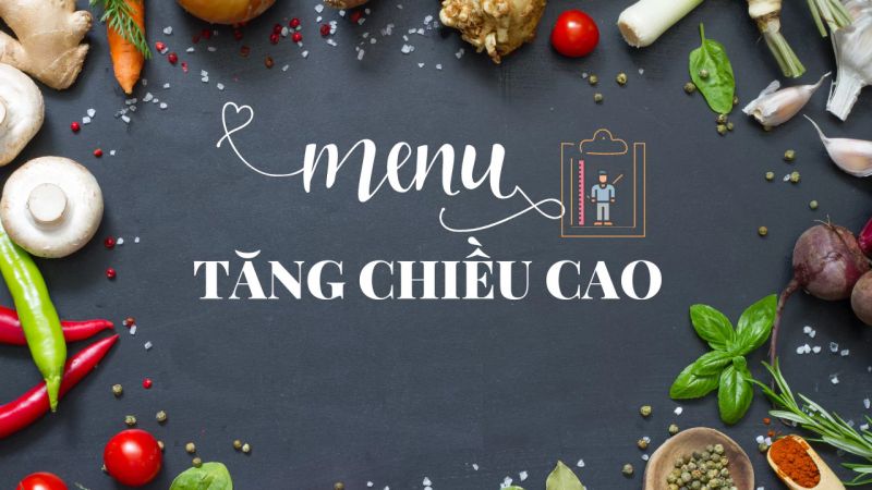 thực đơn tăng chiều cao ở tuổi 13