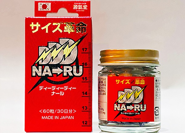 Viên uống tăng kích thước Naru của Nhật là sản phẩm được nhiều nam giới lựa chọn
