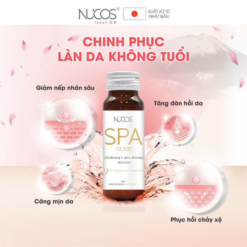 Nước uống Collagen Nucos Spa 13,500mg