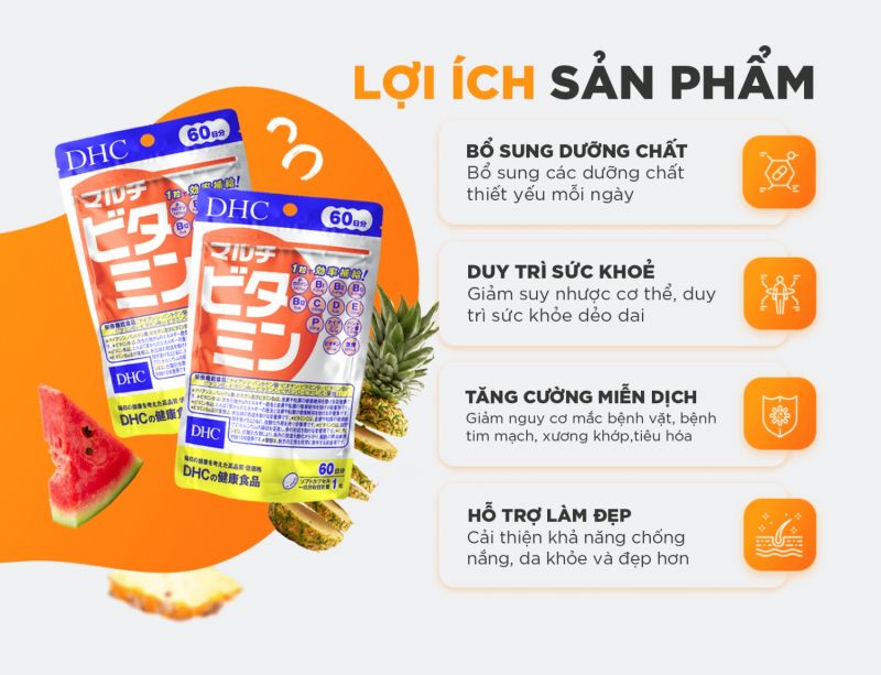 Viên uống bổ sung vitamin tổng hợp DHC