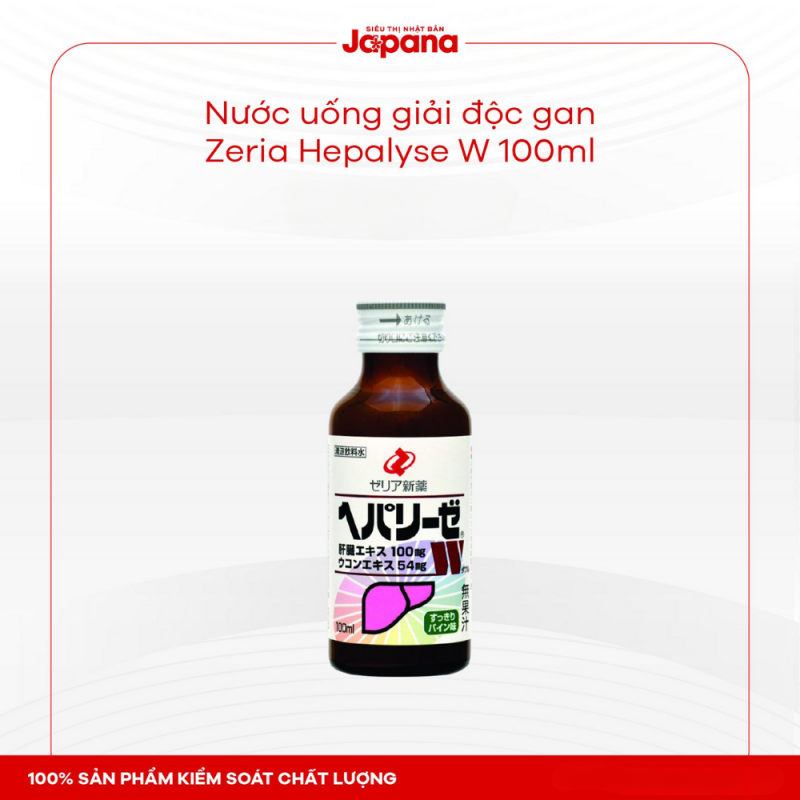 Nước uống bổ gan Zeria Hepalyse II Nhật Bản được kiểm định chất lượng nghiêm ngặt tại Japana