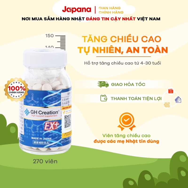 Mua GH Creation chính hãng tại Japana