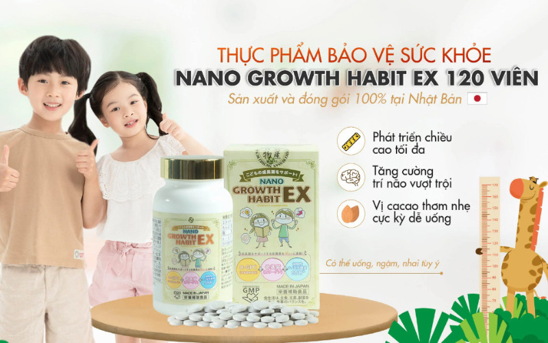 Viên uống Nano Growth Habit EX