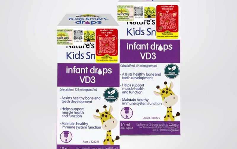 sản phẩm Nature’s Way Kids Smart Infant Drops VD3
