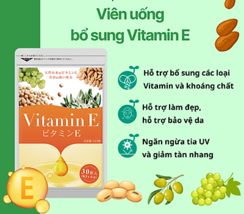 Vitamin E Seedcoms. Ảnh: Internet