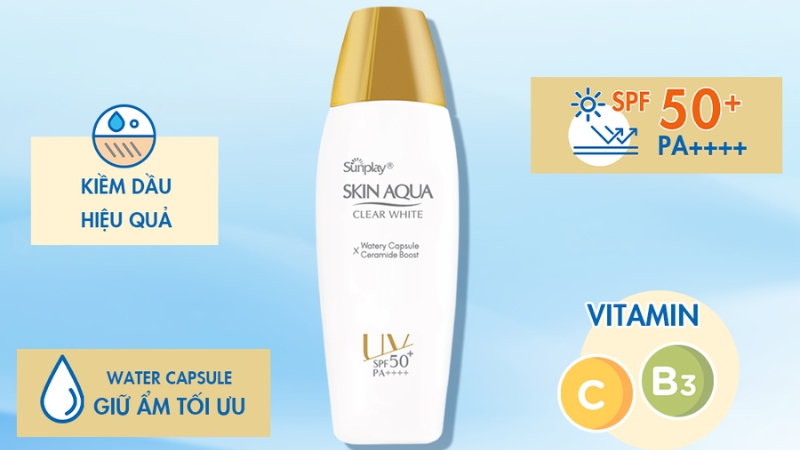 Review kem chống nắng Skin Aqua nắp vàng của Nhật chi tiết