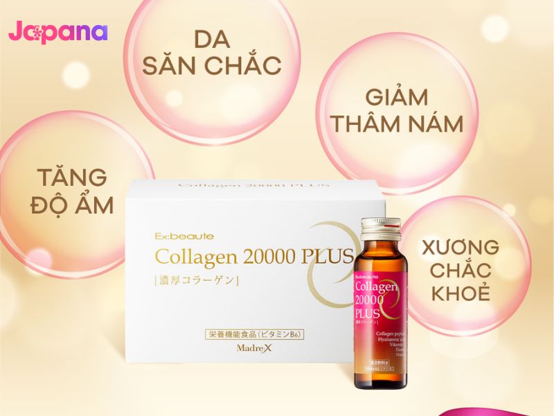 3. Nước uống đẹp da Collagen 20000mg Plus