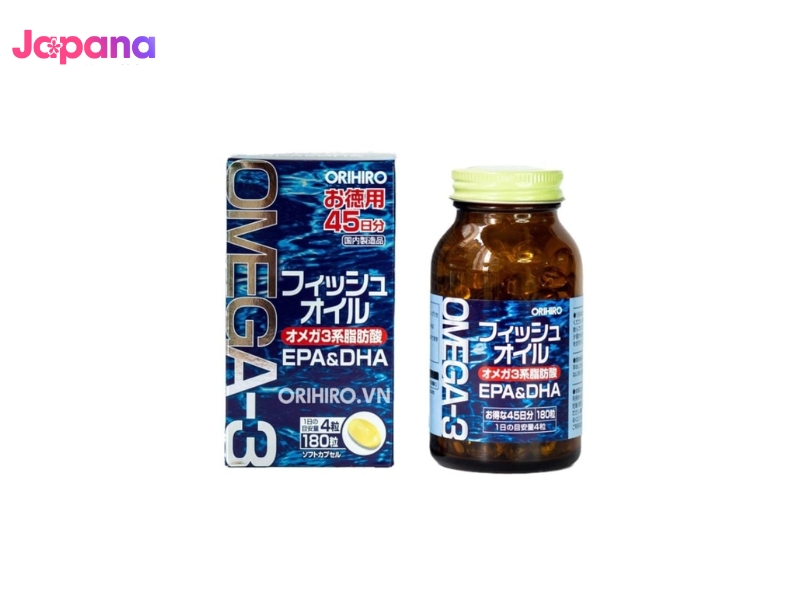 8. Viên Uống Dầu Cá Orihiro Omega 3