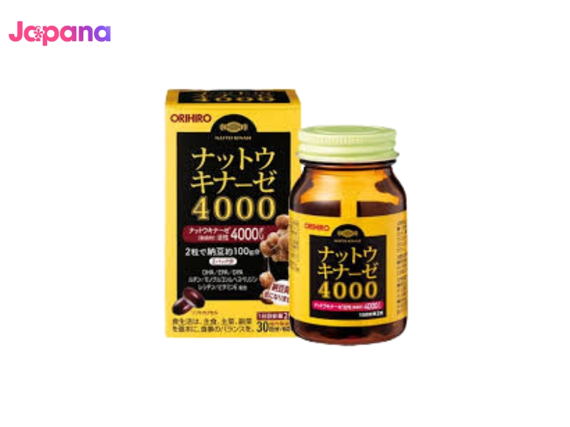 1. Viên Uống Orihiro Nattokinase 4000 FU