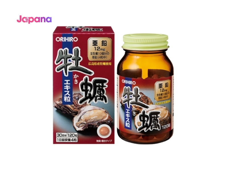1. Viên uống tinh chất hàu tươi Orihiro Nhật Bản