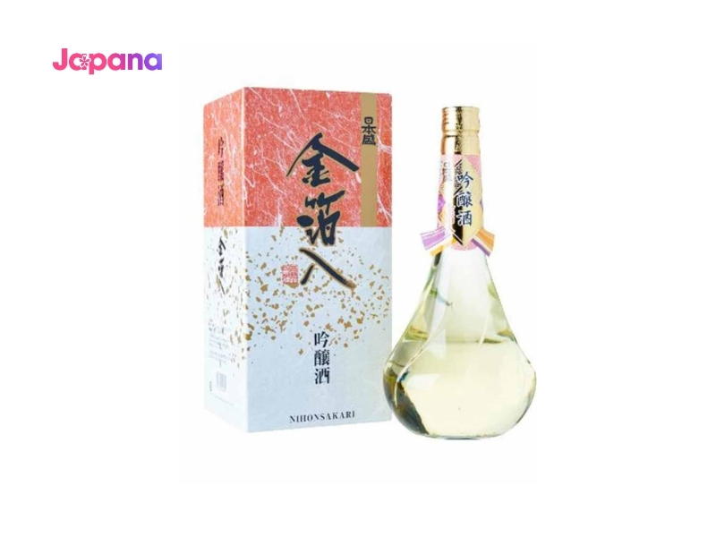 Rượu Sake Nihonsakari Kinpakuiri Ginjoshu