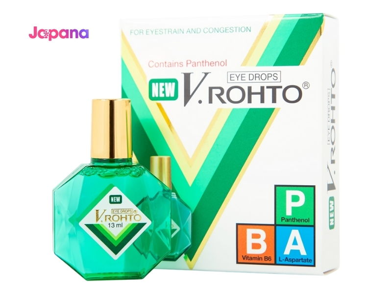 Thuốc nhỏ mắt Rohto Nhật màu xanh