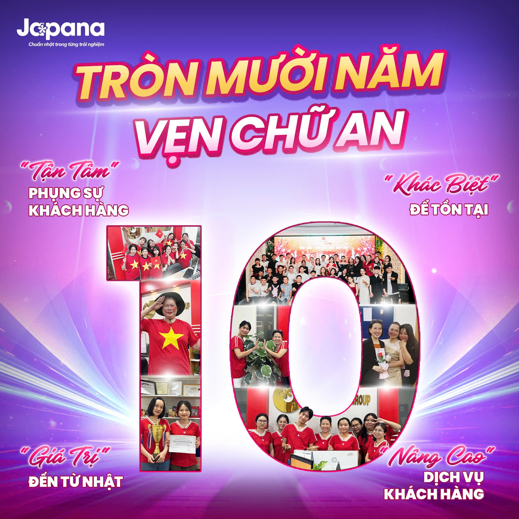 kỷ niệm Japana 10 năm