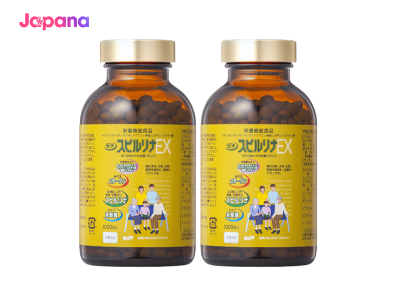 Tảo vàng Spirulina EX Nhật Bản