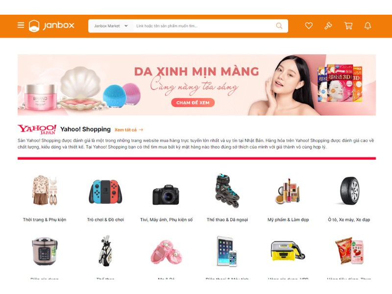 Janbox là một app mua hàng online Nhật Bản uy tín