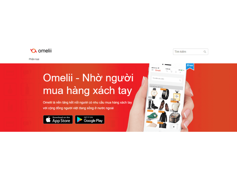 Omelii: mua bán hàng xách tay