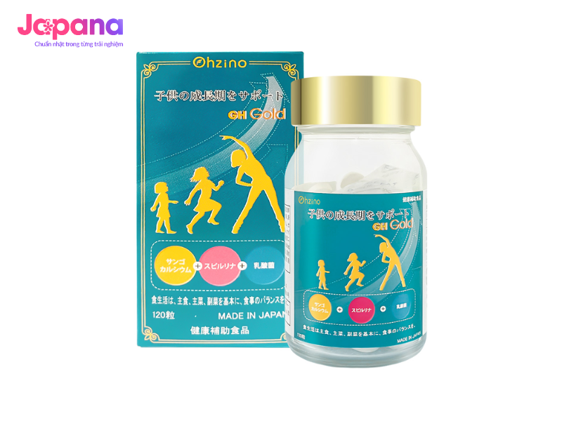 Viên uống hỗ trợ tăng chiều cao GH Gold Nhật Bản 120 viên