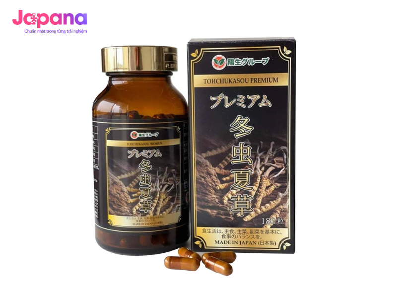 Đông trùng hạ thảo Tohchukasou Premium Yo Group 180 viên