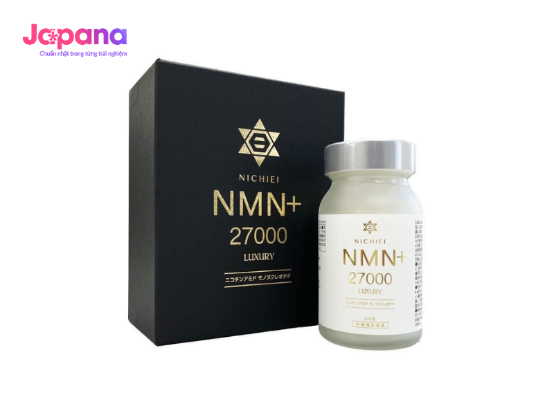 Viên uống NMN + 27000 LUXURY trẻ hóa làn da 90 viên