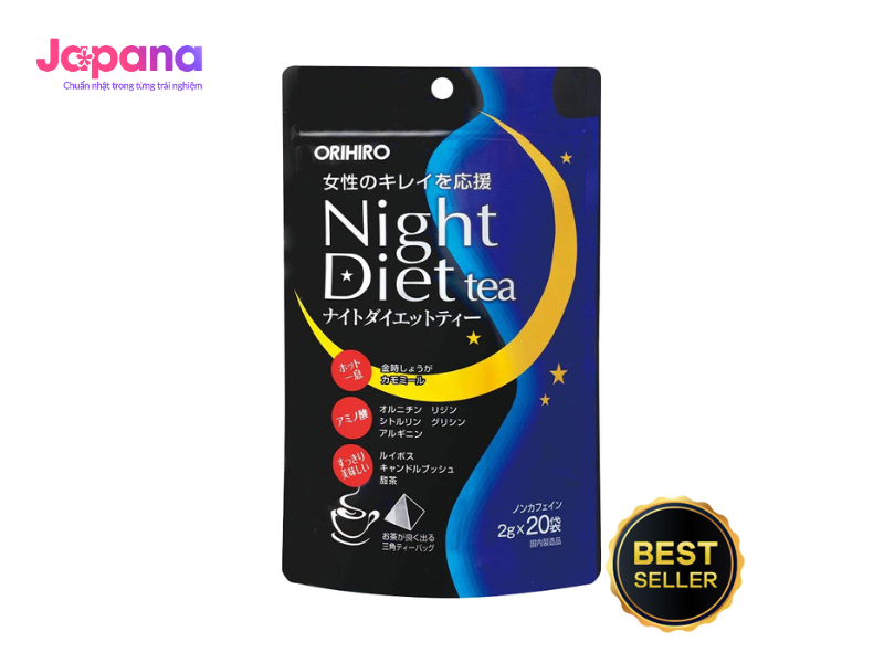 Trà giảm cân Orihiro Night Diet Tea Beauty Nhật Bản là một trong những loại trà giảm cân an toàn cho phụ nữ cho con bú