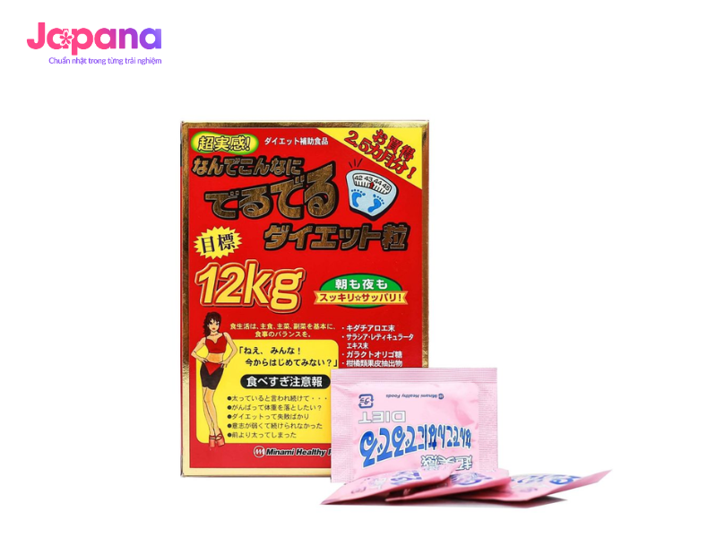 Thực phẩm​ giảm cân 12kg của Nhật Minami có nguồn gốc 100% tự nhiên