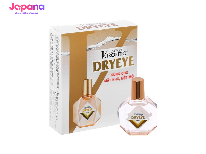 Giới thiệu về dung dịch nhỏ mắt V Rohto của Nhật Bản