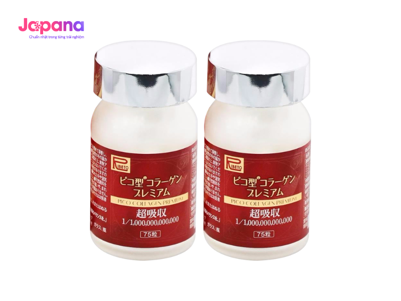 Viên uống Collagen Pico Premium Ribeto Shoji 300mg 75 viên