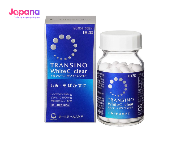 Viên uống Transino Nhật Bản hiện đang bán chính hãng tại Siêu thị Nhật Bản Japana