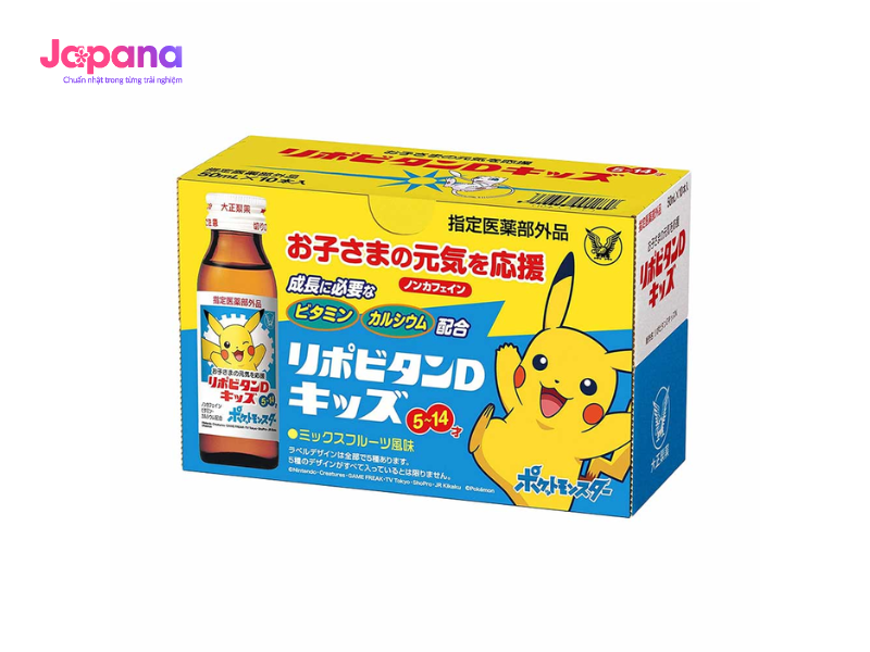 Nước uống có mùi vị dễ uống phù hợp với mọi trẻ