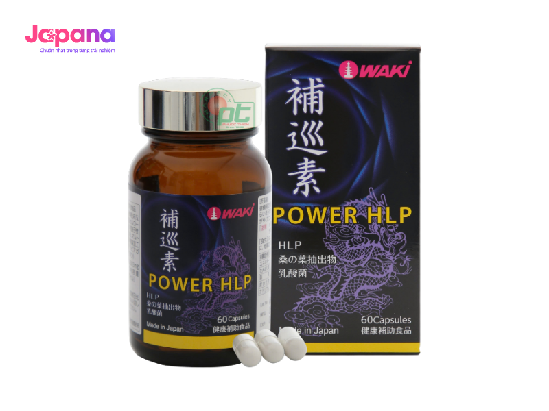 Viên uống Waki Power HLP, Nhật Bản được nghiên cứu, sản xuất độc quyền bởi hãng dược hàng đầu Nhật Bản Waki Pharma
