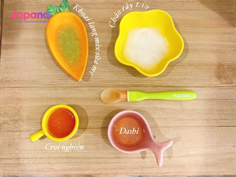 Phương pháp ăn dặm kiểu Nhật đang rất được yêu thích. Ảnh: Internet