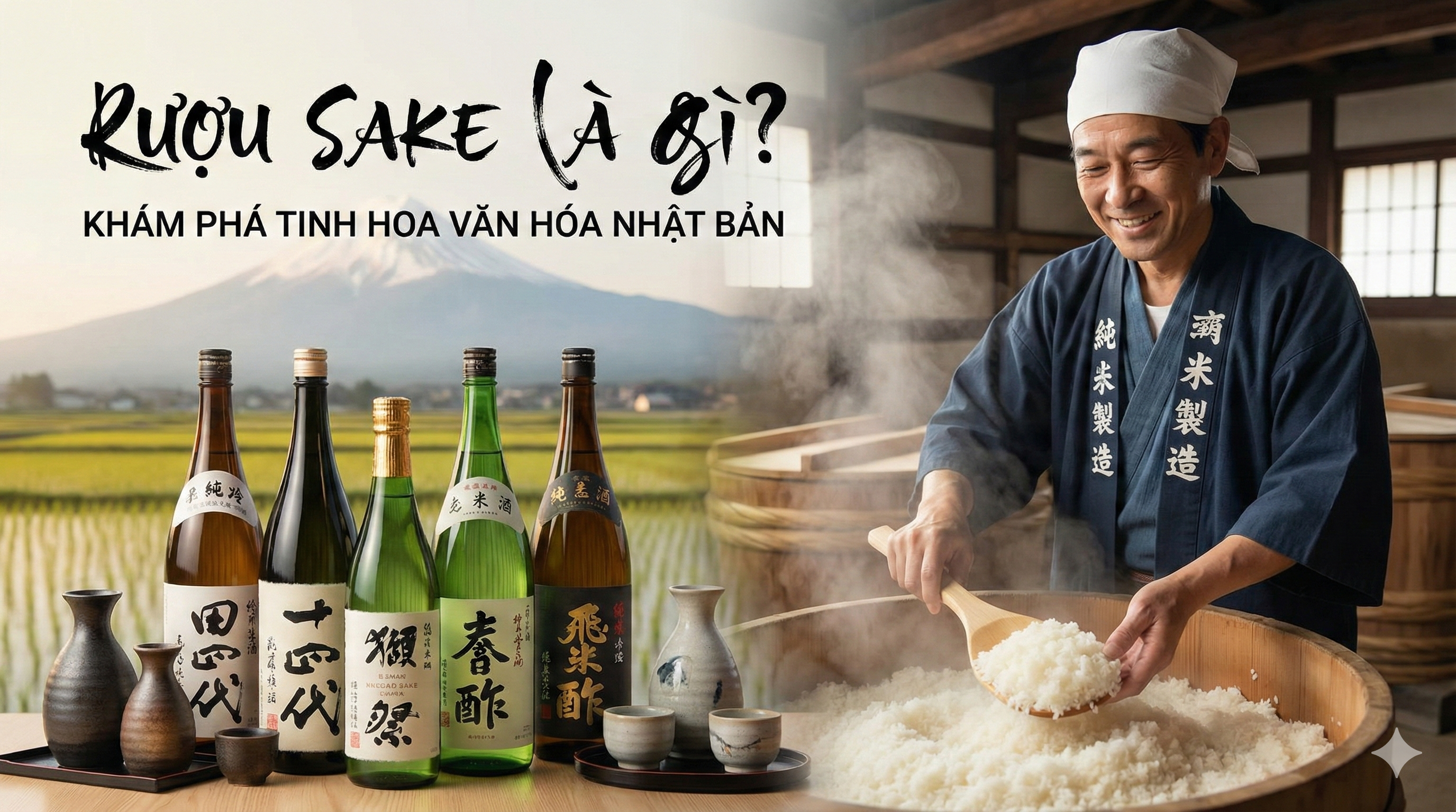 rượu sake là gì