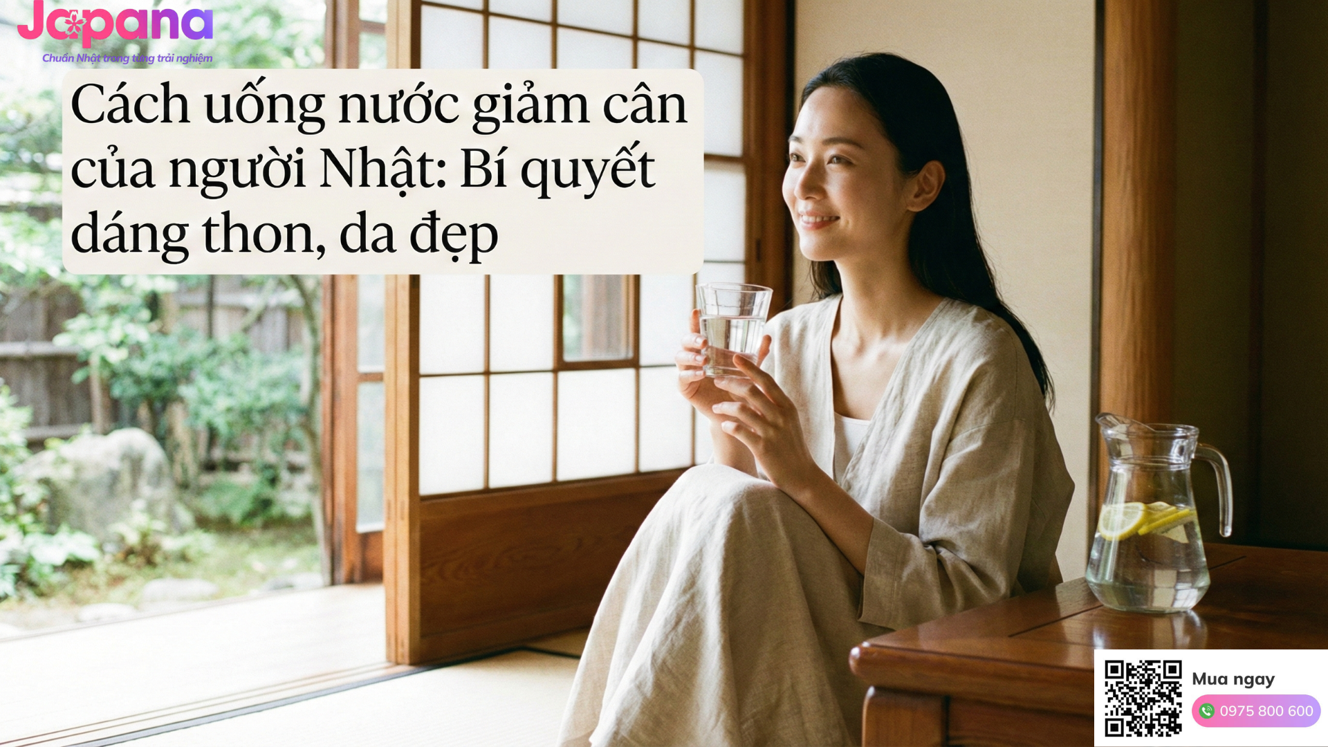 nước uống giảm cân Nhật