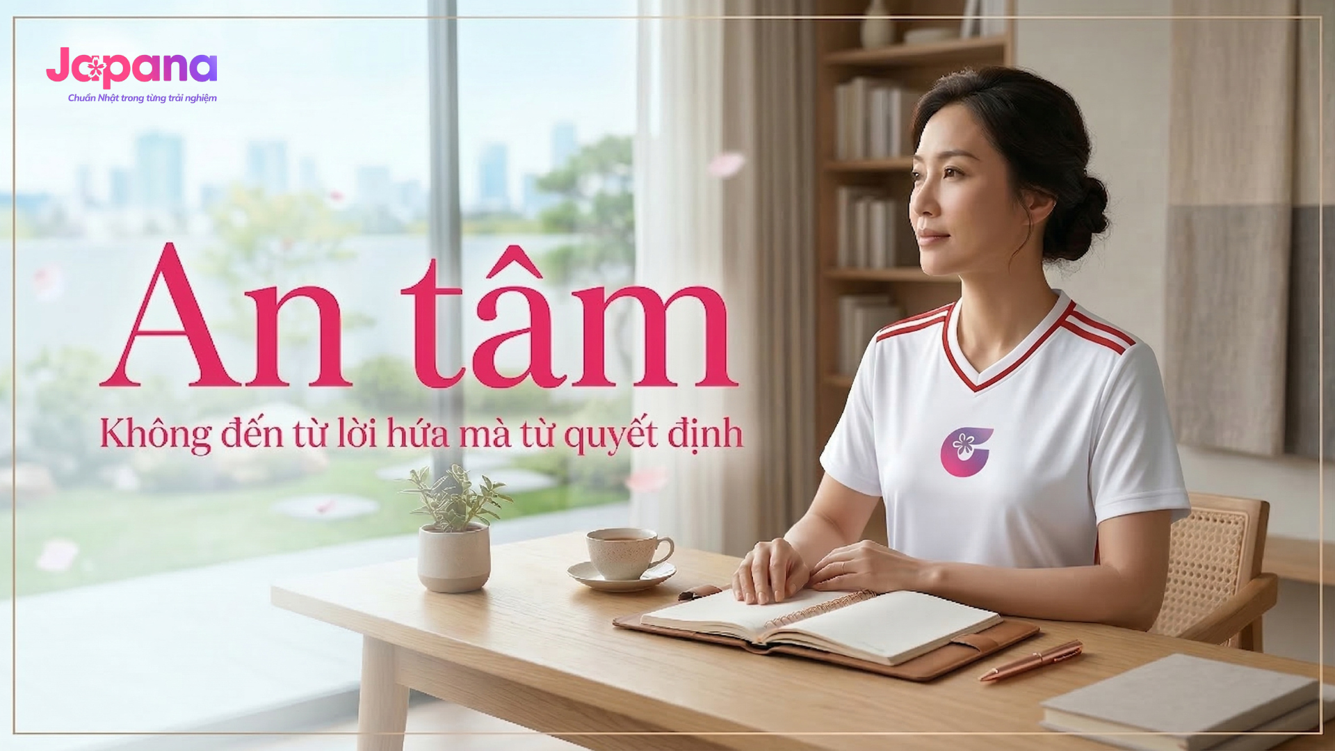 an tâm k đến từ lời hưa