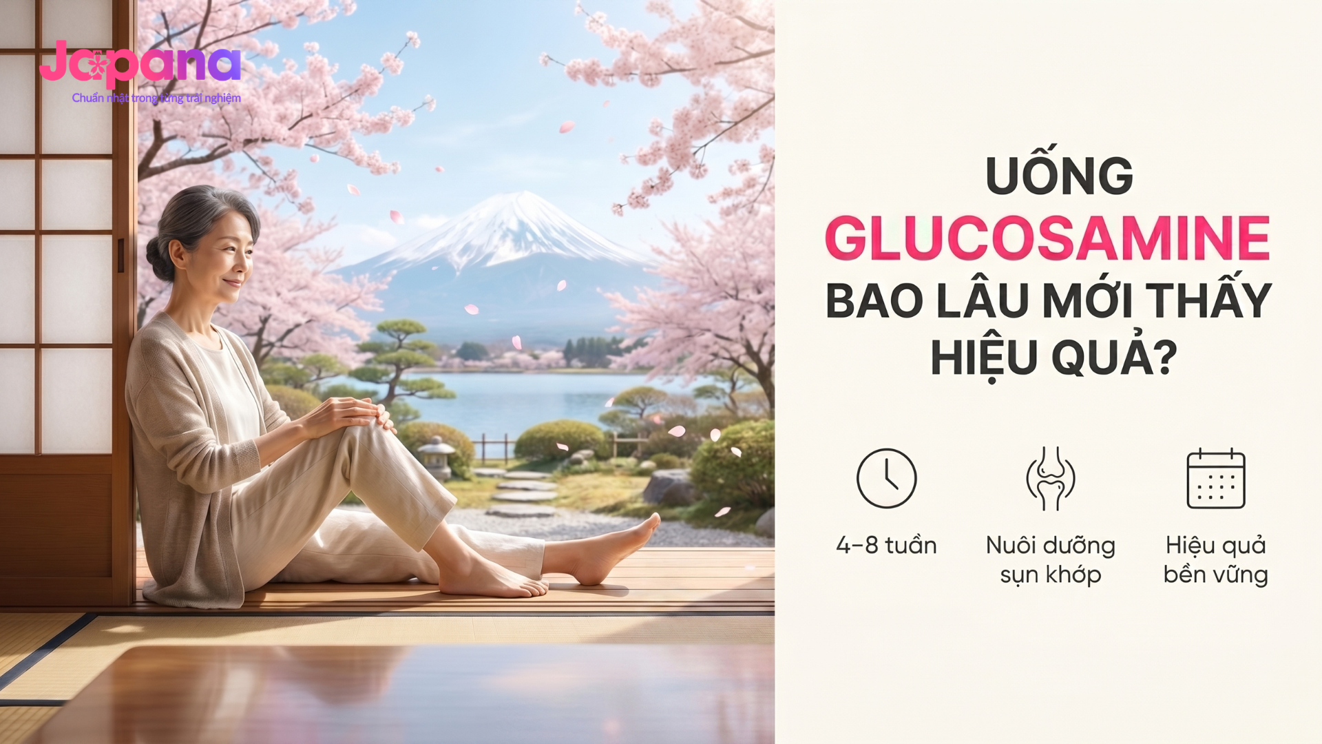 glucosamine bao lâu hiệu quả