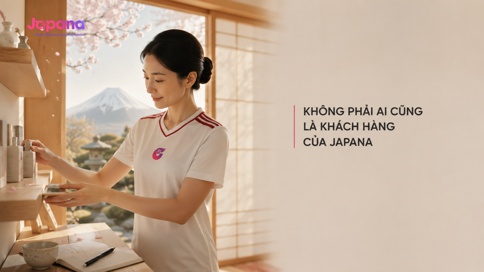 không phải khách hàng nào Japana cũng nhận