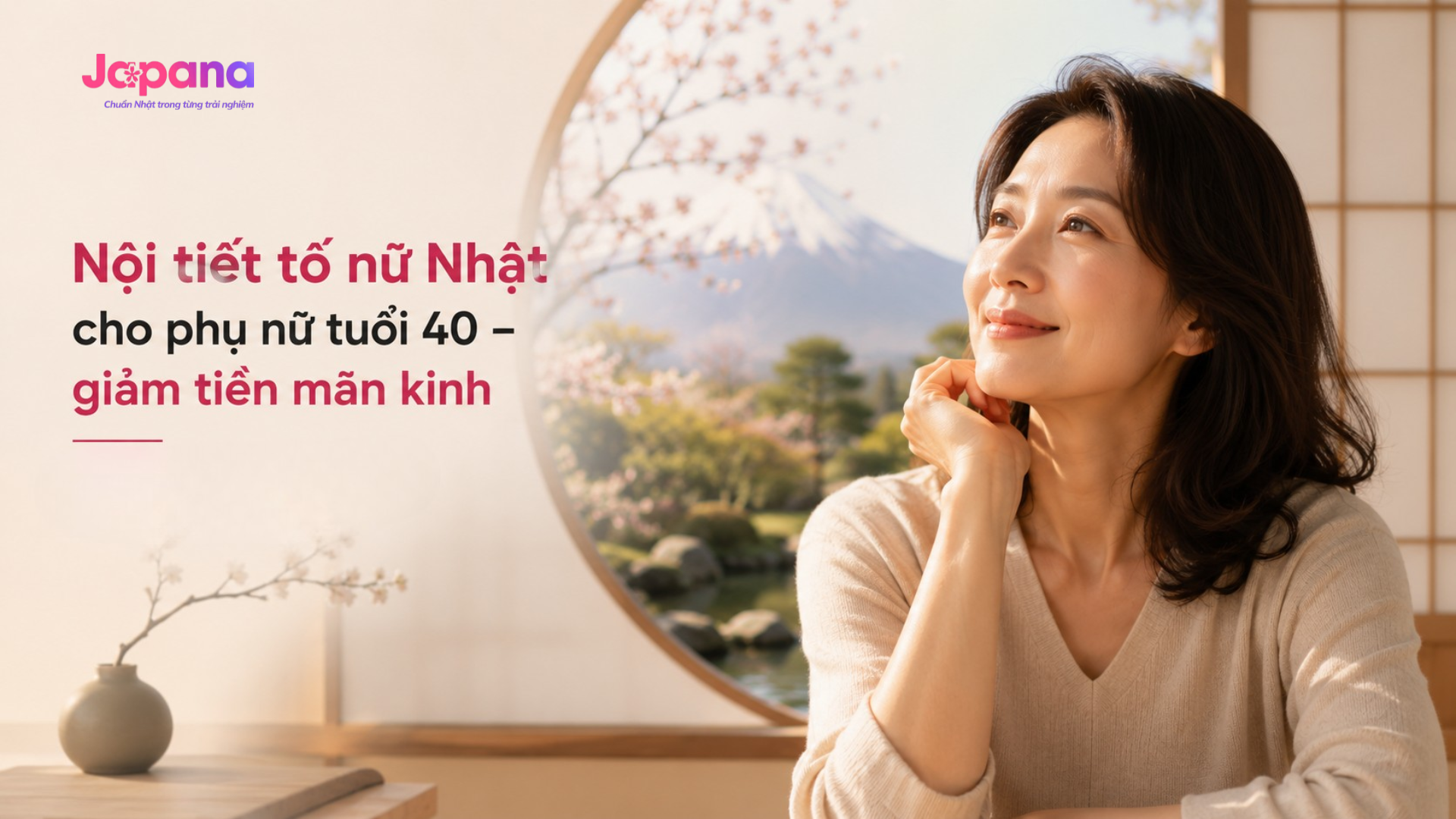 Nội tiết tố nữ Nhật cho phụ nữ tuổi 40