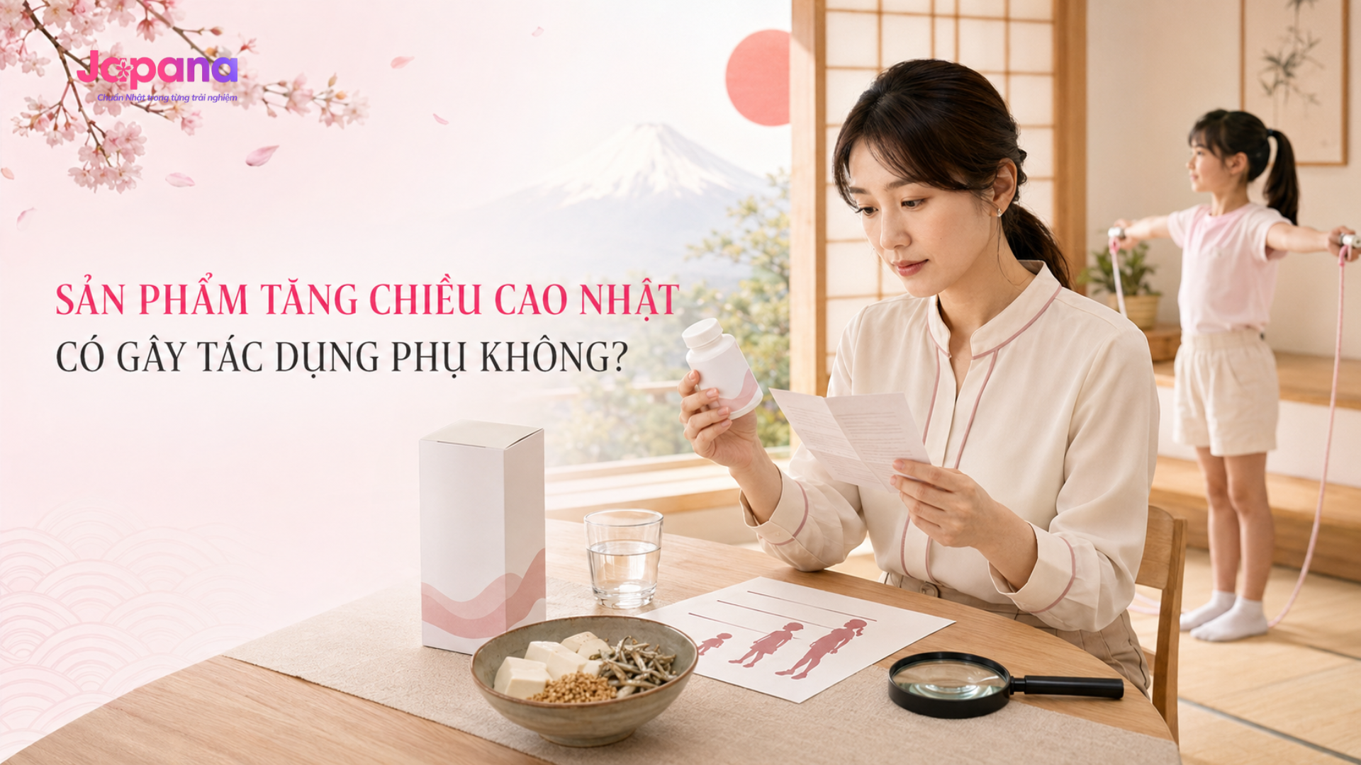 Sản phẩm tăng chiều cao Nhật có gây tác dụng phụ không?