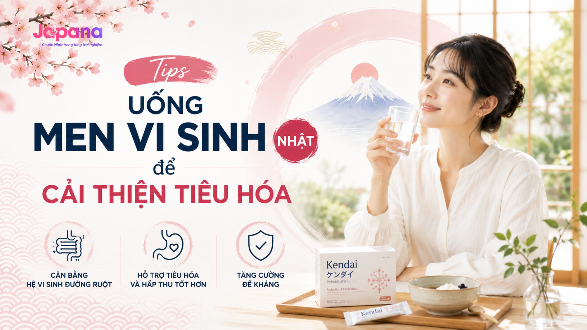tips uống vi sinh Nhật