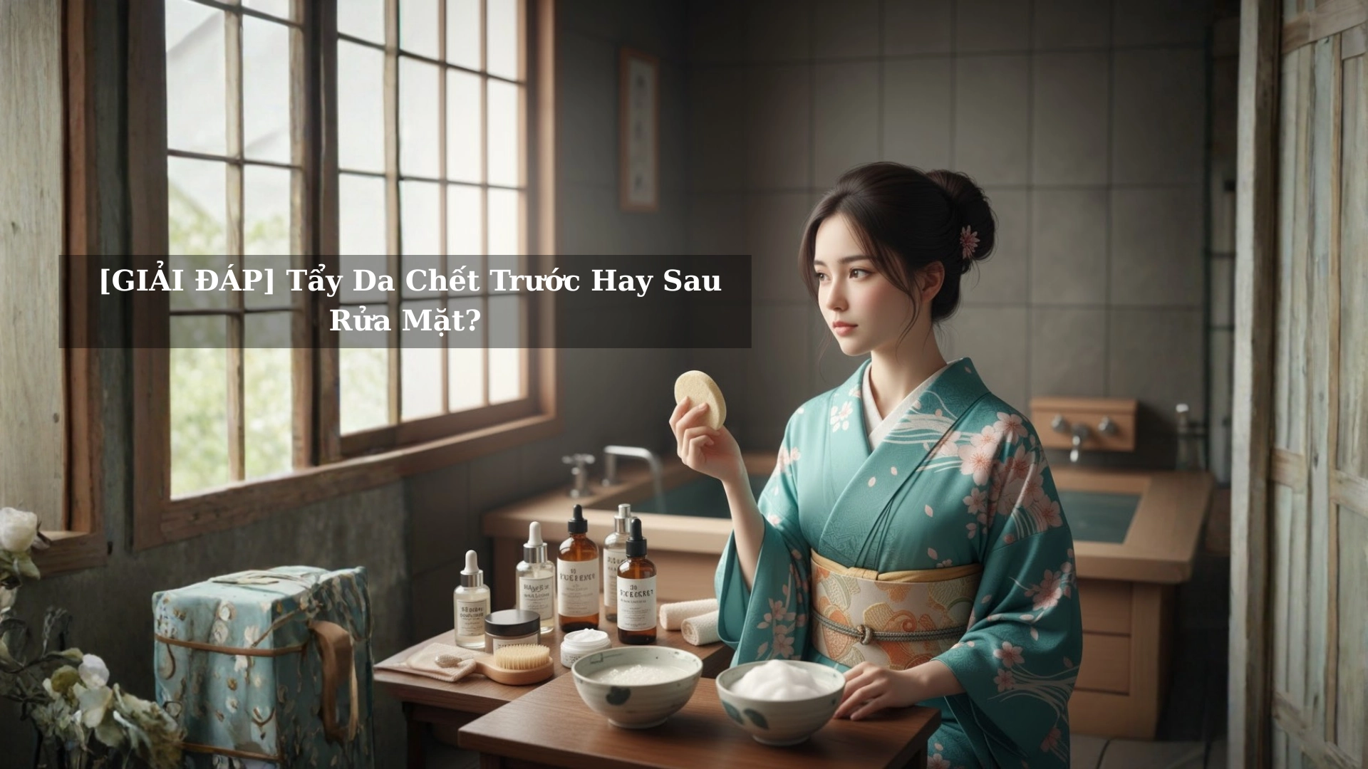 GIẢI ĐÁP Tẩy Da Chết Trước Hay Sau Rửa Mặt?