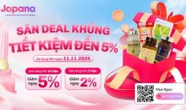 Khuyến Mãi 11.11: Giảm Đến 5% Đơn Hàng | Siêu thị Japana