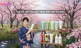 Top 10 sữa rửa mặt Nhật cho da mụn tốt nhất hiện nay