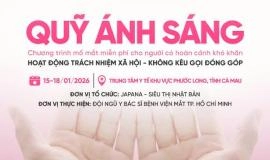 Japana chuẩn bị mổ mắt miễn phí cho người có hoàng cảnh khó khăn theo chương trình Quỹ Ánh Sáng