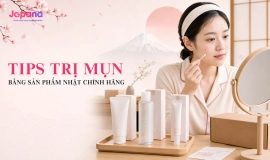 Tips giảm mụn bằng sản phẩm Nhật chính hãng