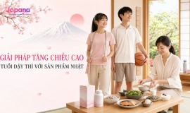 Giải pháp tăng chiều cao tuổi dậy thì với sản phẩm Nhật